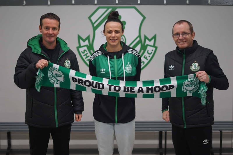 Áine O’Gorman pictured with Collie O'Neill and Jason Carey